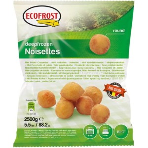 Bulvių kroketai šaldyti, Ecofrost, 2,5 kg